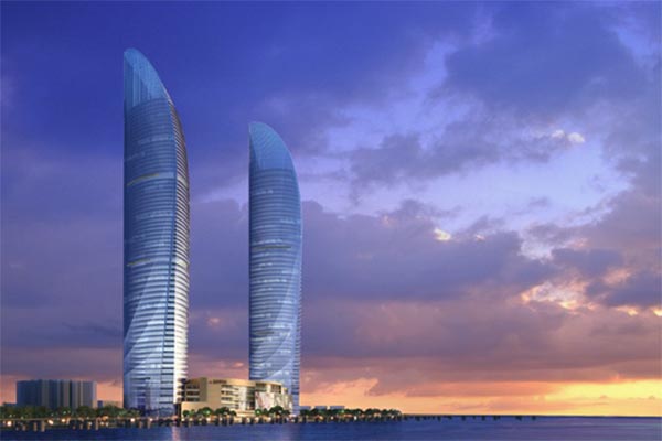 厦门世贸海峡大厦在施工建设中采用的弹