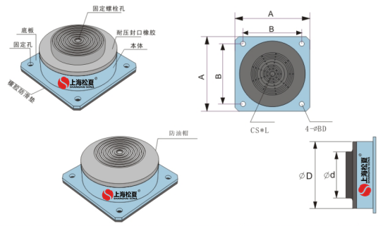 JBQ空气减震器结构图